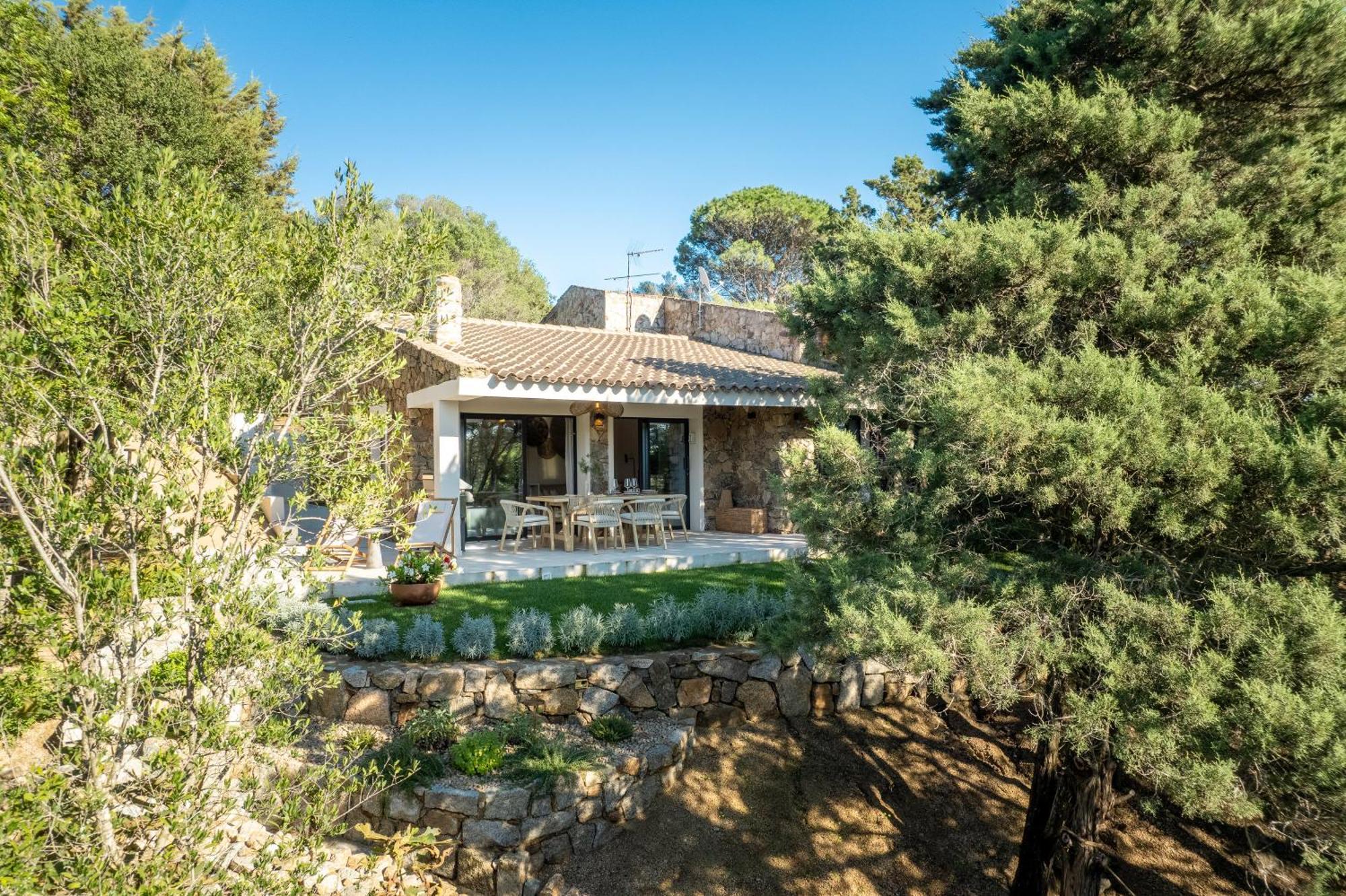 Ferienhaus Villetta Ginepro Palau, Am Meer, Stillvoll, Mit Grossem Privaten Garten Proiettore Dış mekan fotoğraf