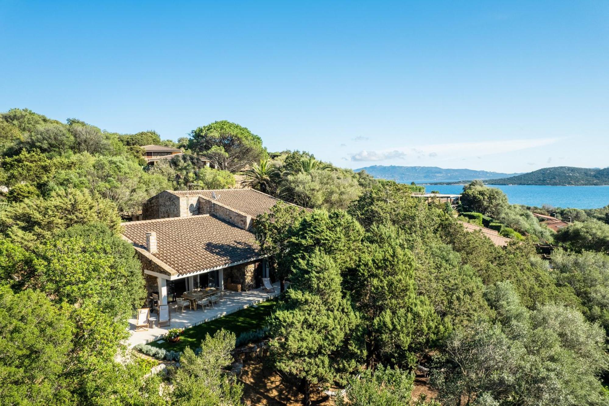 Ferienhaus Villetta Ginepro Palau, Am Meer, Stillvoll, Mit Grossem Privaten Garten Proiettore Dış mekan fotoğraf